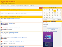Tablet Screenshot of agenda-to.com